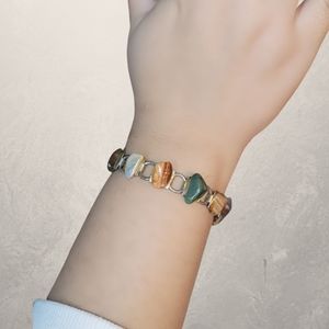 Tumbled gemstone Bracelet